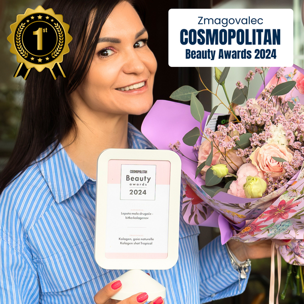 Gaia Naturelle Kolagen shot Tropical Cosmo Beauty Awards