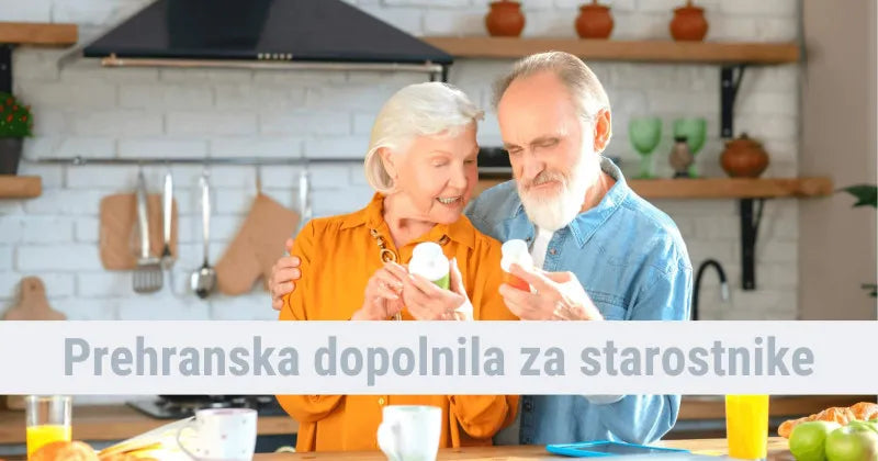 Prehranska dopolnila za starostnike in starejše - zakaj jih potrebujemo?