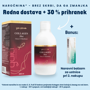 Kolagen Shot Češnja & Bezeg - Gaia Naturelle