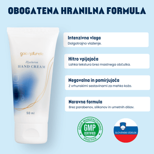 Krema za roke Hyaluron Hand Cream - Gaia Naturelle