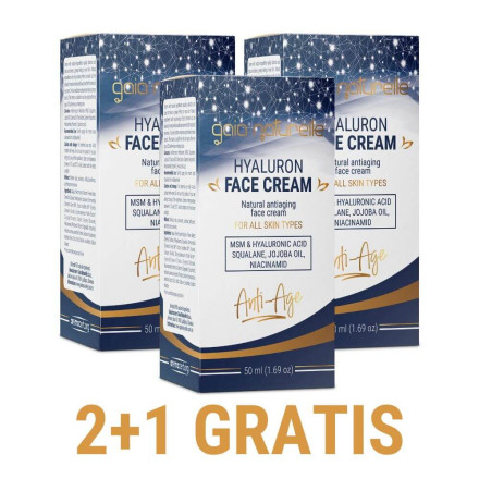 Hyaluron Face Cream 2+1 GRATIS