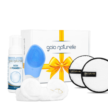 Paket za čiščenje obraza - MSM Foamer, Pralne blazinice za čiščenje obraza, Sonična naprava