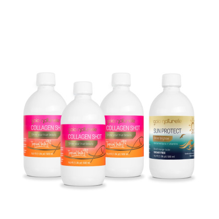 Collagen shot Tropical + GIFT Sun Protect